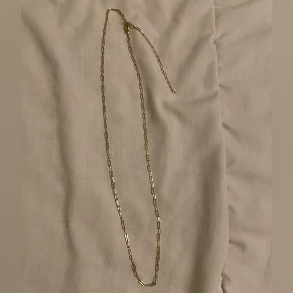 Aurate Medium Paperclip Chain Necklace - New - Picture 1 of 5